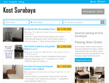 Tablet Screenshot of kostsurabaya.net
